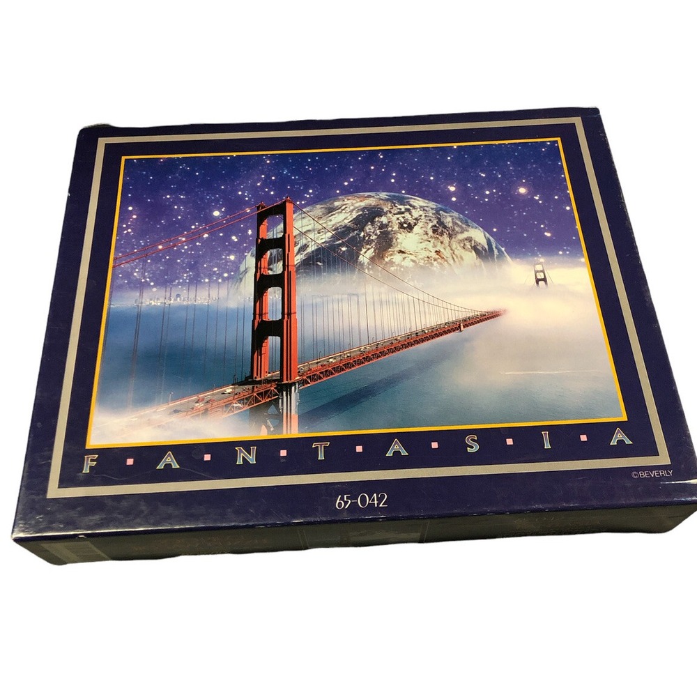 BEVERLY Luminous Jigsaw Puzzle 1000 Pcs Fantasia 65-042 Used-COMPLETE